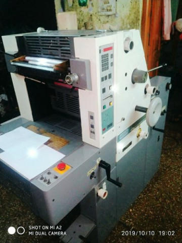 Used Hamada Single color Mini Offset Printing Machine