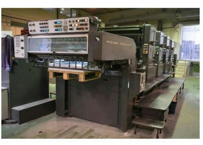 Used Heidelberg SM 102 -4 Color Press