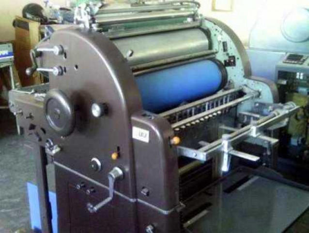 Used Semi-Automatic 385 Non Woven Bag Printing Machine