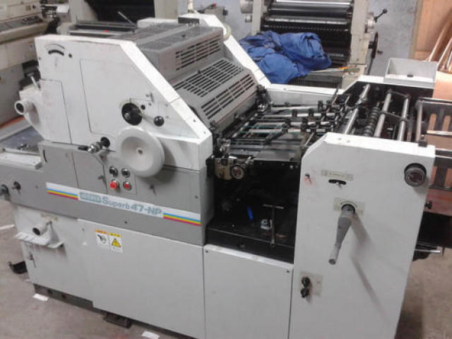 Used Hamada Superb 47-NP Mini Offset Printing Machine