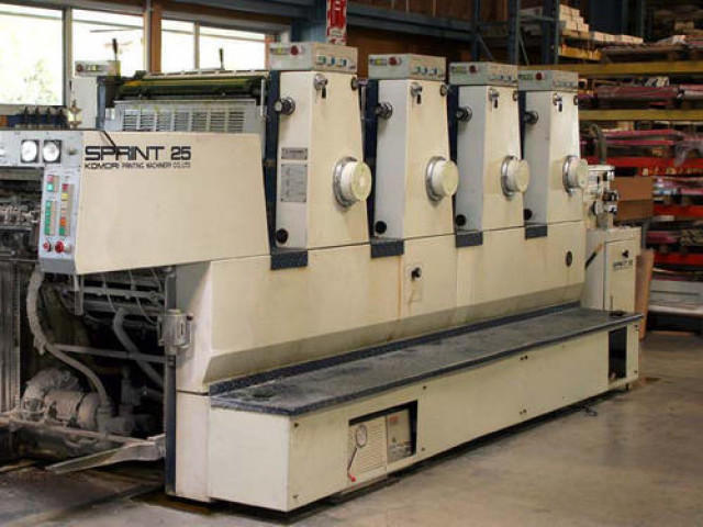 Used Komori L-425 Four Color Offset Printing Machine