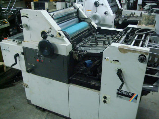 Used Hamada E 47 Mini Offset Printing Machine