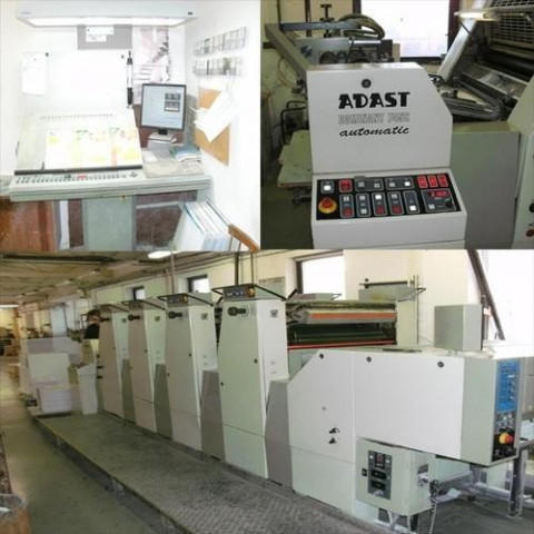 Used Adast Dominant 745 Inkflow Machine