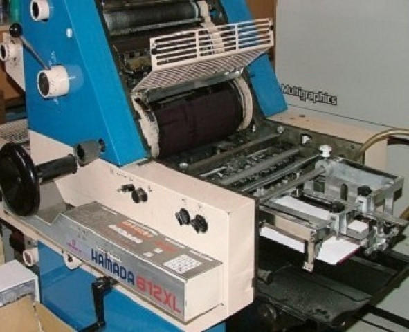 Used Hamada 612xl Offset Printing Machine