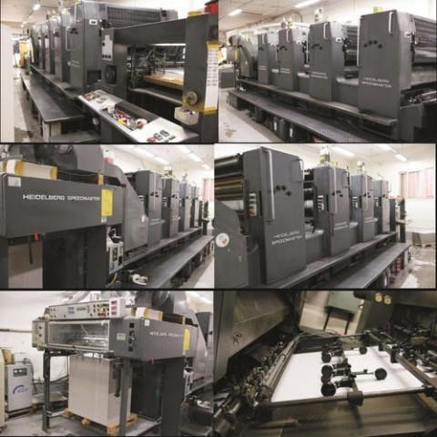 Used Heidelberg Speed Master Sm -102 - 4 Color Offset Printing Machine