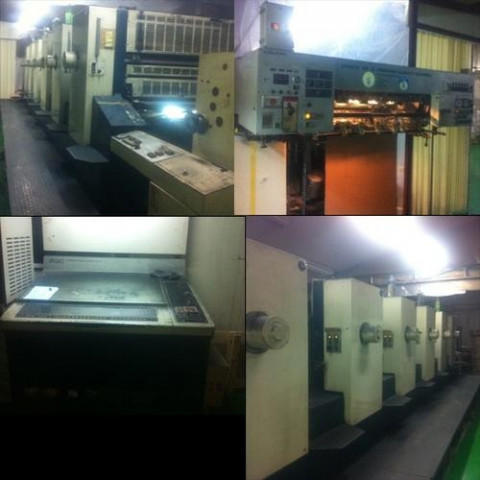 Used Komori Lithrone L-640 Machine