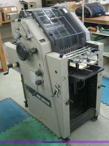 Used Ryobi 2800 Cd Offset Printing Machine