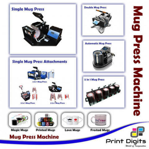 Semi Automatic Single Mug Press Machine