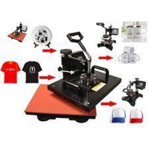 8 in 1 Semi-Automatic Combo Heat Press