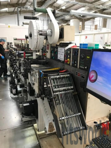 Nilpeter F-2400 8 Color Flexo Label Printing Machine