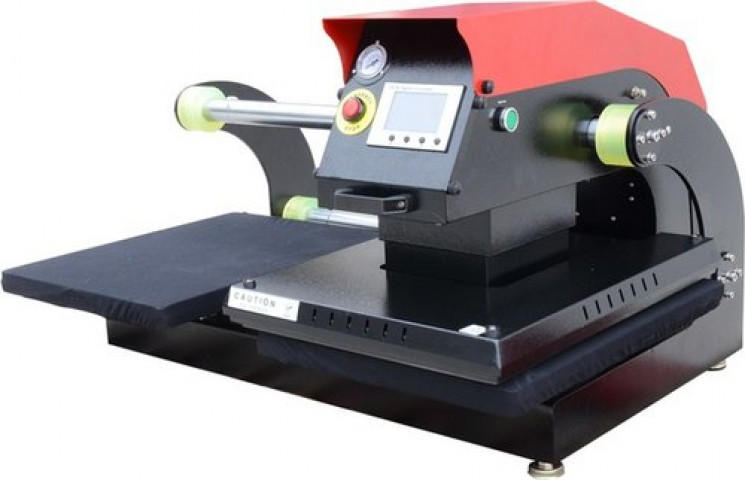 Okoboji Sublimation Heat Press Dual Station Pneumatic