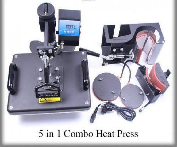 5 in 1 Combo Heat Press Machine