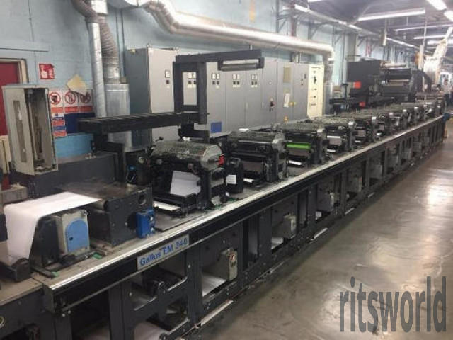 Gallus EM-340 Offset Printing Machine