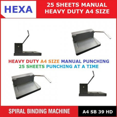 Hexa 25 Sheet Spiral Binding Machine