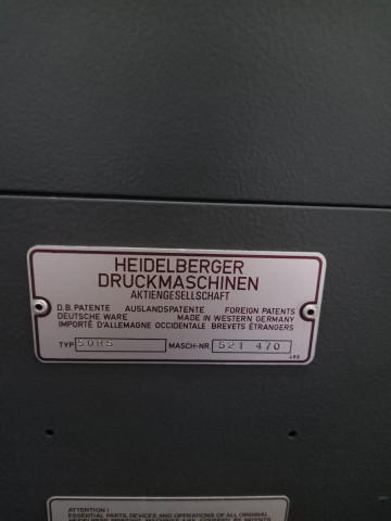 Used Heidelberg SORS