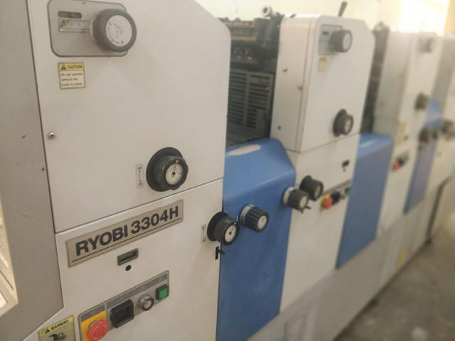 Used  Ryobi 3304-H Offset Printing Machine