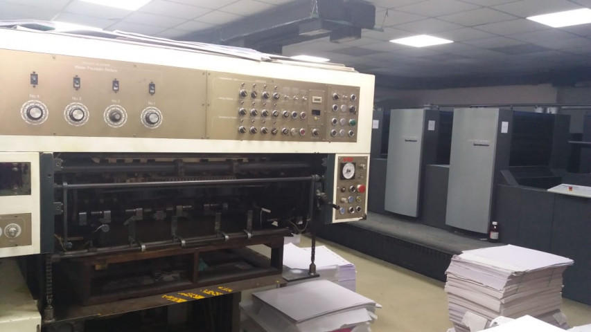 Used Akiyama Bestech 432 Offset Printing Machine