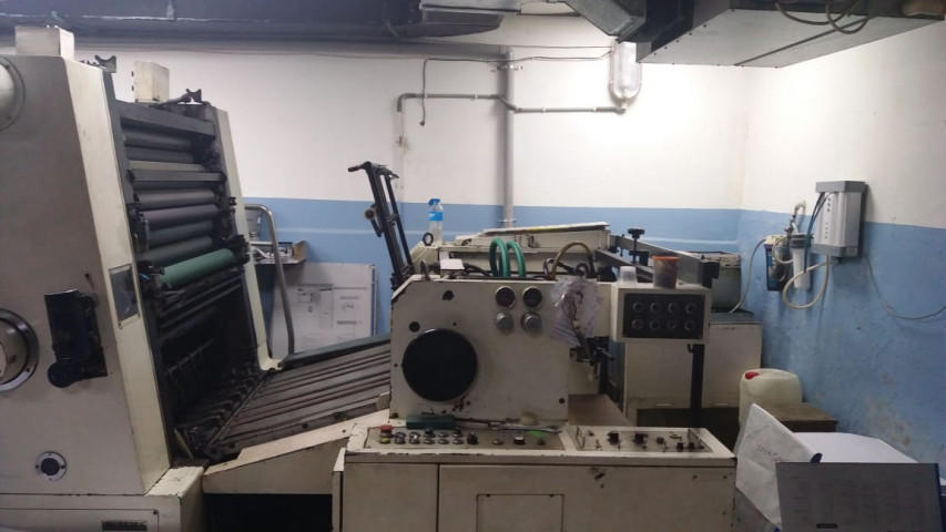 Used Akiyama Bestech 432 Offset Printing Machine