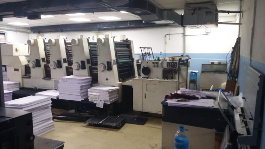 Used Akiyama Bestech 432 Offset Printing Machine