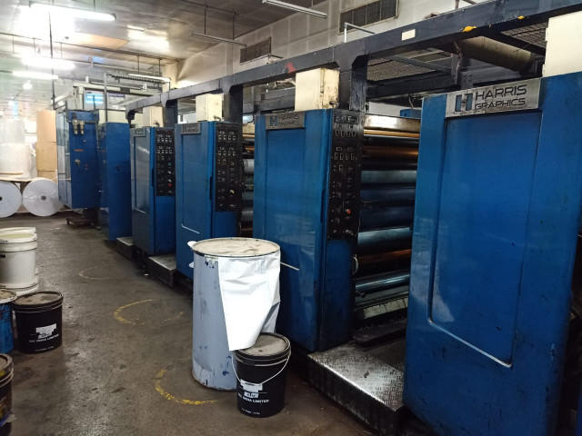 Used Harris NCH 400 Offset Printing Machine