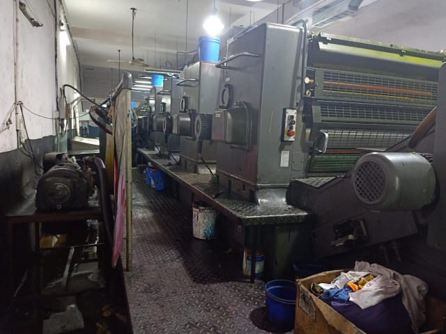 Used Heidelberg SM 102 V Offset Printing Machine