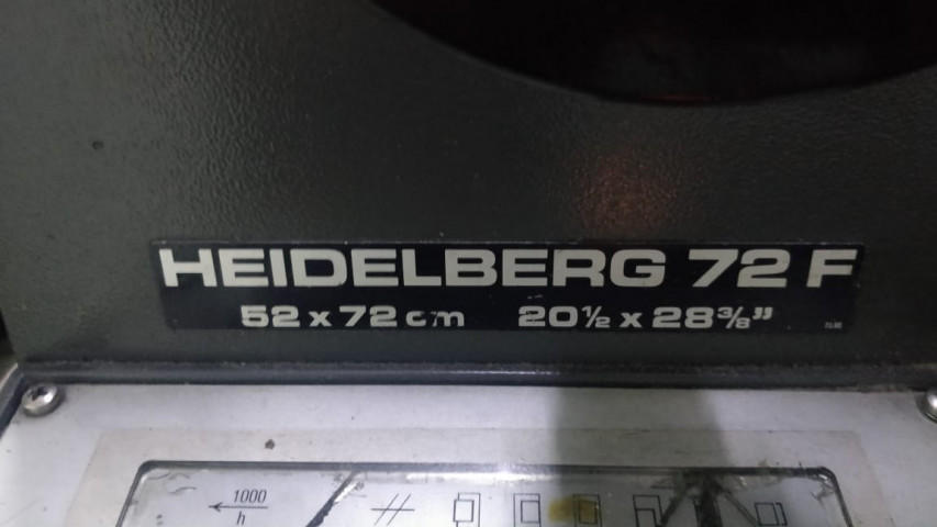 Used Heidelberg SM 72 F Offset Printing Machine