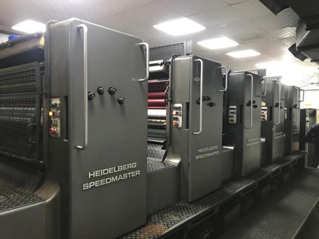 Used Heidelberg SM 102 6-L Offset Printing Machine