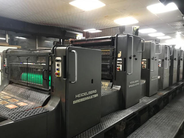 Used Heidelberg SM 102 6-L Offset Printing Machine