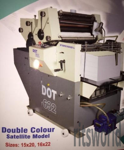 Dot Graphics Two Color Mini Offset Printing Machine