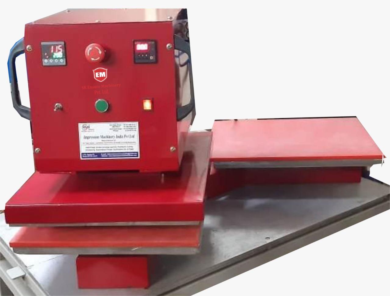 Automatic Double Bed Heat Press Machine  EM - 1620ADB