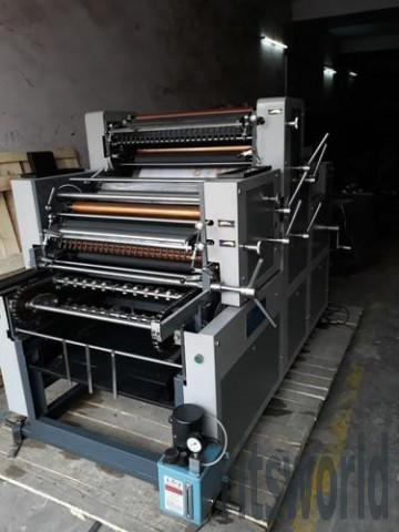 Two Color Non Woven Bag and Paper Offset Printing Machine