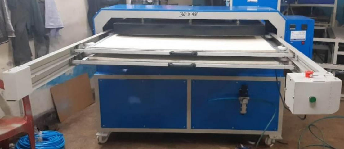 Automatic Double Bed Jumbo Heat Press Machine-IMI-3244ADB