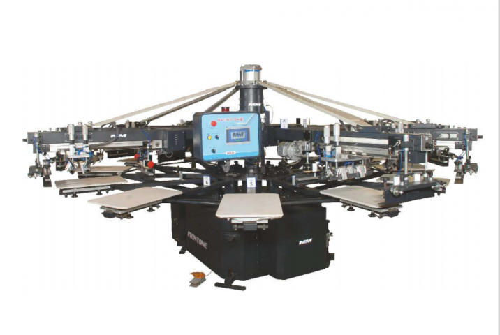 Automatic Screen Printing Machine 8 Station 6 Colour