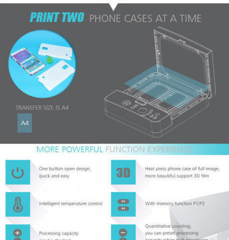 Mini 3D Mobile Sublimation Machine