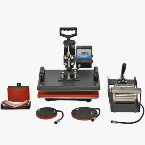 Manual 5 In 1 Heat Press Machine