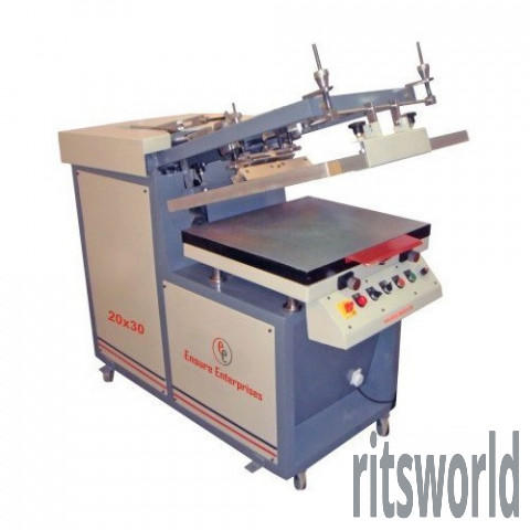 Wedding Card Flatbed Screen Printing Machine