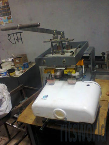 Double Color Manual Pad Printing Machine