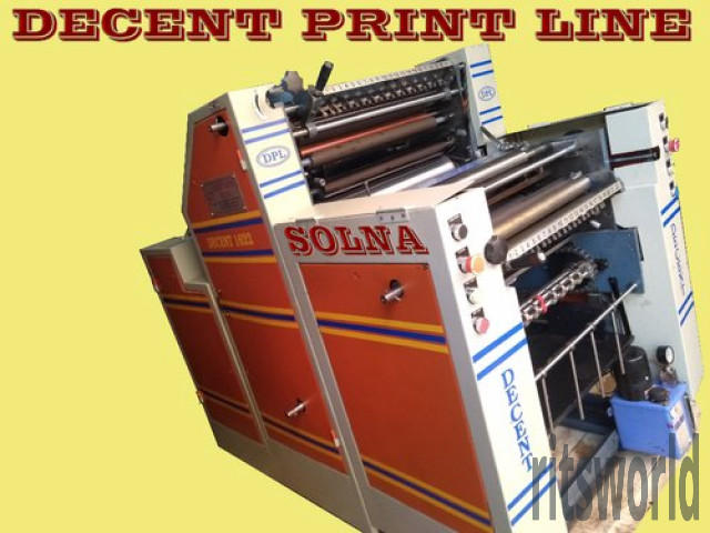 Non Woven Double Color Offset Printing Machine