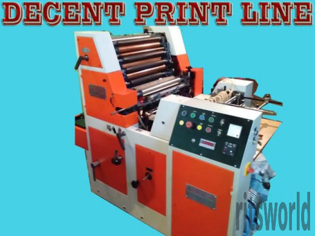 Single Color Heavy Duty Non Woven Bag Offset Printing Machine