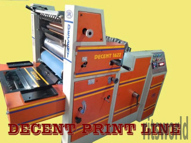 Single Color Heavy Duty Non Woven Bag Offset Printing Machine