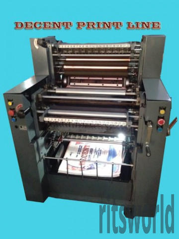 Non Woven Double Color Offset Printing Machine