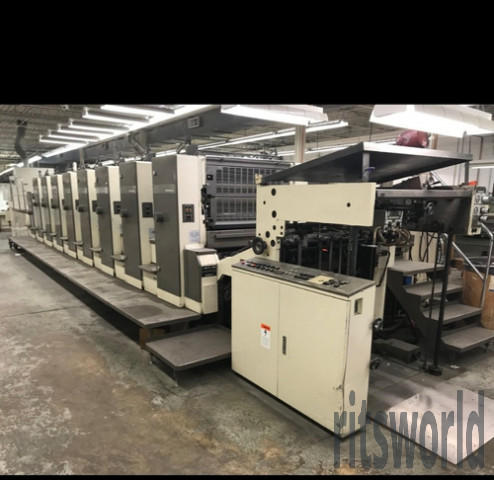 Used Mitsubishi 3 H. 8 Colour Multi Color Offset Printing Machine