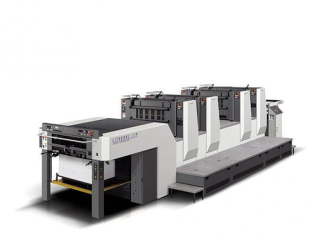 Komori A37P Lithrone Convertible Perfecting Offset Printing Press