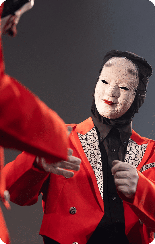 O-MENZ 黒衣装アクスタ おかめ O-MENZ tiktok live 2.29 好きな女性の