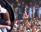 Crowd uncontrollable at Rahul-Akhilesh's public meeting in Prayagraj, both leaders left without speaking