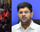 Dushyant Chautala's convoy attacked, unknown people broke the glass panes of the car