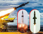 India's Agni series and K series missiles