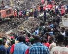 Landslide at landfill in guinea