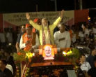 PM Modi's mega road show in Patna, huge crowd gathered on the streets