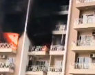 Noida Fire: Massive Blaze Engulfs Two Flats in IVY County Society Sector 74
